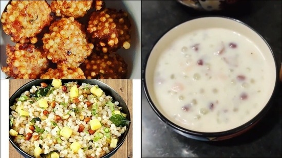 Shardiya Navratri 2021: 3 Sabudana or sago pearls recipes for fasting(Instagram/everythingunder30minutes/sarikaguptaskitchen/ganandtrafoods)