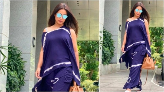 Sharing the photos on Instagram, Hina Khan captioned her post, "The joy of dressing is an Art ."(Instagram/@realhinakhan)