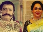 Arvind Trivedi and Hema Malini worked in Hum Tere Aashiq Hain. Arvind Trivedi and Hema Malini worked in Hum Tere Aashiq Hain. 