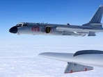 With record numbers of military flights near Taiwan over the last week, China has been stepping up its harassment of the island it claims as its own.(AP) With record numbers of military flights near Taiwan over the last week, China has been stepping up its harassment of the island it claims as its own.(AP)