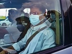Sachin Pilot's motorcade was moving slowly as it was stopped at multiple places on the way by police personnel who searched the cars, said party sources. (PTI) Sachin Pilot's motorcade was moving slowly as it was stopped at multiple places on the way by police personnel who searched the cars, said party sources. (PTI)