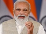 PM Modi interacts with the beneficiaries of Svamitva scheme in Madhya Pradesh through video conferencing. Chief minister Shivraj Singh Chouhan also spoke at the event