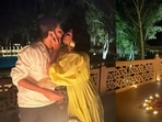 Rhea Kapoor and Karan Boolani rang in his birthday in Rajasthan. Rhea Kapoor and Karan Boolani rang in his birthday in Rajasthan.