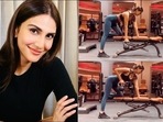 Vaani Kapoor builds strength with single arm kettlebell row exercise at gym