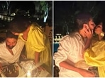 Rhea Kapoor with Karan Boolani on his birthday. Rhea Kapoor with Karan Boolani on his birthday.