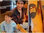 Taimur Ali Khan and Ibrahim Ali Khan got matching tattoos at Inaaya Naumi Kemmu's birthday party. Taimur Ali Khan and Ibrahim Ali Khan got matching tattoos at Inaaya Naumi Kemmu's birthday party.