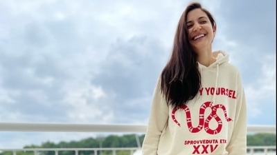 Anushka Sharma poses in the UK. (Instagram) Anushka Sharma poses in the UK. (Instagram)