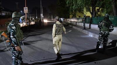 Security personnel cordon off area after owner of a popular pharmacy in Srinagar, Makhan Lal Bindroo, was shot by suspected terrorists in Srinagar on Tuesday. Several little known terror groups have claimed responsibility of civilian killings in Jammu and Kashmir. (Imran Nissar/ANI Photo) Security personnel cordon off area after owner of a popular pharmacy in Srinagar, Makhan Lal Bindroo, was shot by suspected terrorists in Srinagar on Tuesday. Several little known terror groups have claimed responsibility of civilian killings in Jammu and Kashmir. (Imran Nissar/ANI Photo)