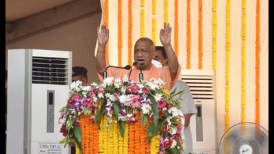 Mafia terror bulldozed to create atmosphere of security in UP: Yogi Mafia terror bulldozed to create atmosphere of security in UP: Yogi