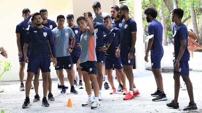 SAFF Championship: India look to register tournament's first win against Sri Lanka (TWITTER) SAFF Championship: India look to register tournament's first win against Sri Lanka (TWITTER)