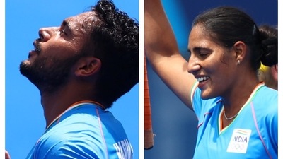Harmanpreet Singh and Gurjit Singh Player of the Year awards. (File)