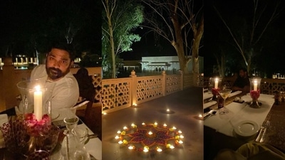Karan Boolani rang in his birthday with a dinner date with Rhea Kapoor. 