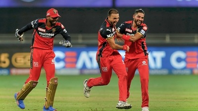 IPL 2021, RCB vs SRH: Bangalore pacer Harshal Patel goes past Jasprit Bumrah, sets new record for Indian bowlers in IPL (PTI)