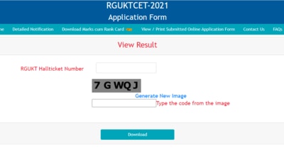 AP RGUKT-CET Result 2021: Candidates who have appeared in the Comment Entrance Test (CET) for RGUKT admissions this year can check their results at www.rgukt.in. (rguktcet.in)