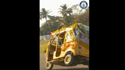 A Chennai man drove a three-wheeler on two wheels for a distance of 2.2km to create a Guinness World Record in 2015. (Guinness World Records)