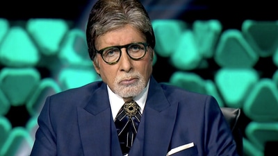 Amitabh Bachchan on Tuesday's episode of Kaun Banega Crorepati 13. Amitabh Bachchan on Tuesday's episode of Kaun Banega Crorepati 13.