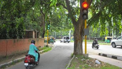 The British diplomat in Chandigarh alleged that she had crossed Jan Marg and was at the roundabout near Hotel Mountview when the man arrived on his motorbike and harassed her. (Representational) The British diplomat in Chandigarh alleged that she had crossed Jan Marg and was at the roundabout near Hotel Mountview when the man arrived on his motorbike and harassed her. (Representational)