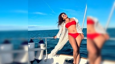 The ever so stylish Priyanka Chopra grabs eyeballs as she poses in this red bikini. (Instagram/@priyankachopra) The ever so stylish Priyanka Chopra grabs eyeballs as she poses in this red bikini. (Instagram/@priyankachopra)