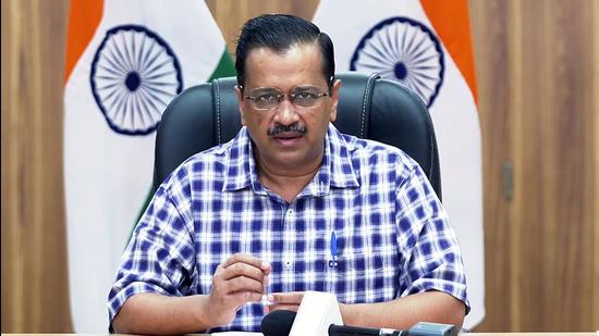 Delhi chief minister Arvind Kejriwal hit out at the Centre alleging the accused in the Lakhimpur Kheri violence were being protected. (ANI Photo)