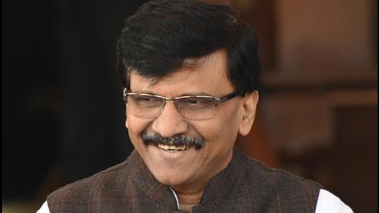 Sena leader Sanjay Raut said that this year Dussehra rally will not be an online event, indicating that it will be a physical event, unlike last year. (Sonu Mehta/HT PHOTO)