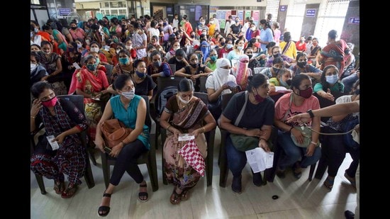 There were 16 municipal schools that had quarantine centres and 35 that had Covid-19 vaccination centres in Mumbai. (PTI)