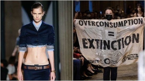 Paris Fashion Week: Miu Miu brings back low-rise bottoms, activist