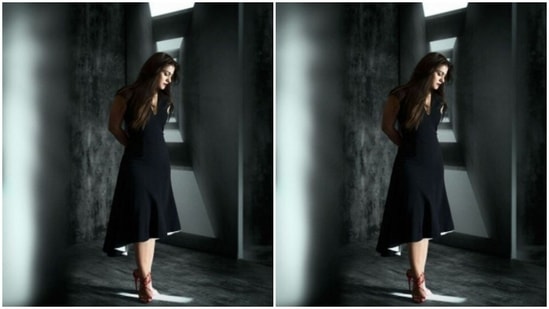 Kajol hot sale black dress