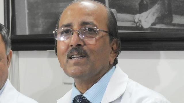 Chandigarh PGIMER director Dr Jagat Ram (HT)