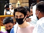 Aryan Khan on Thursday said he was called to the rave party by a friend called Pratik Gaba.(Sunil Khandare) Aryan Khan on Thursday said he was called to the rave party by a friend called Pratik Gaba.(Sunil Khandare)