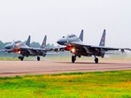 Tensions have hit a new high between Taipei and Beijing, which claims the democratic island as its own territory, and Chinese military aircraft have repeatedly flown through Taiwan’s air defence identification zone.(AP) Tensions have hit a new high between Taipei and Beijing, which claims the democratic island as its own territory, and Chinese military aircraft have repeatedly flown through Taiwan’s air defence identification zone.(AP)