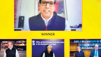 A screengrab of the virtual event of the Social Entrepreneur of the Year Award ceremony on Thursday. A screengrab of the virtual event of the Social Entrepreneur of the Year Award ceremony on Thursday.