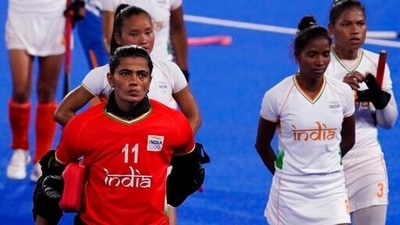 India goalkeeper Savita (11) and her teammates (AP) India goalkeeper Savita (11) and her teammates (AP)