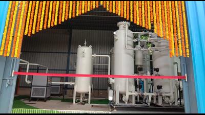 An oxygen plant of 1,650 litres per minute (LPM) capacity has been set up at the Tau Devi Lal stadium under CSR initiatives to boost production ahead of an anticipated third wave of Covid-19. An oxygen plant of 1,650 litres per minute (LPM) capacity has been set up at the Tau Devi Lal stadium under CSR initiatives to boost production ahead of an anticipated third wave of Covid-19.
