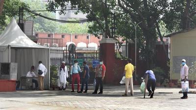 In the plea, the petitioner, Ashish Pandey, claimed that no Covid-19 test was conducted on him at the time of admission on September 27. (Sonu Mehta/HT Archive) In the plea, the petitioner, Ashish Pandey, claimed that no Covid-19 test was conducted on him at the time of admission on September 27. (Sonu Mehta/HT Archive)