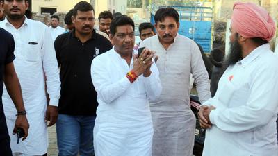 Govind Kanda is the brother of Gopal Kanda, the lone lawmaker of the Haryana Lokhit Party, who joined the BJP last week.  (HT Photo/File Photo)