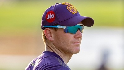 Eoin Morgan captain of Kolkata Knight Riders, reacts on the incident with Ashwin (ANI) Eoin Morgan captain of Kolkata Knight Riders, reacts on the incident with Ashwin (ANI)