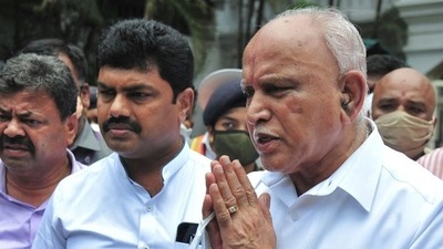 File photo of former Karnataka chief minister BS Yediyurappa. (HT_PRINT) File photo of former Karnataka chief minister BS Yediyurappa. (HT_PRINT)