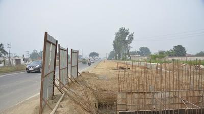 In the past one year, the Ghaziabad municipal corporation has freed nearly 57 hectares of government land at different locations in Raj Nagar Extension, Crossings Republik, and Vijay Nagar, valued around ₹1,700 crore. (Sakib Ali/HT Photo) In the past one year, the Ghaziabad municipal corporation has freed nearly 57 hectares of government land at different locations in Raj Nagar Extension, Crossings Republik, and Vijay Nagar, valued around ₹1,700 crore. (Sakib Ali/HT Photo)