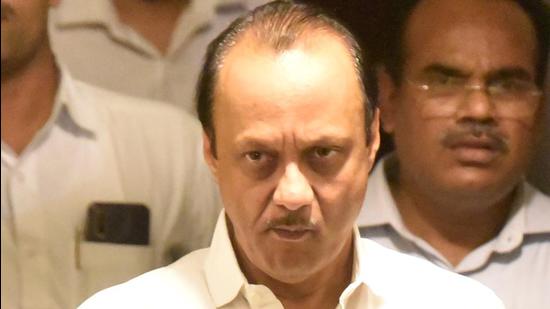 Maharashtra dy CM Ajit Pawar said he lamented the fact that his sisters, who have no connection with his firms or politics, were being raided too by the I-T department. (Kunal Patil/HT Photo)
