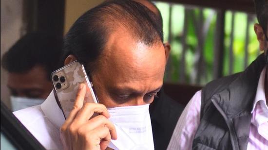 The Nationalist Congress Party (NCP) has termed the income tax (I-T) department’s Thursday searches at premises linked to deputy chief minister Ajit Pawar (in pic) and his kin as an attempt to “defame” its leaders. (HT FILE)