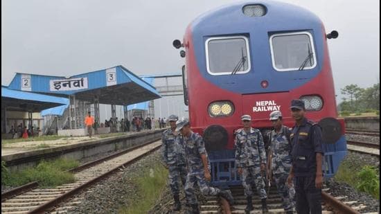 India and Nepal have signed two agreements aimed at boosting cross-border train services. The signing of the standard operating procedures (SOPs) for starting passenger train services on the Jaynagar-Kurtha section will help finalise the technical aspects of running passenger trains in this region. (Image used for representation). (TWITTER.)