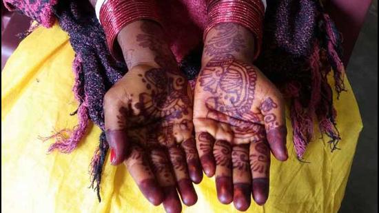 Child marriage is India’s enduring shame and we are home to the largest number of child brides in the world, with 1.5 million girls under 18 married every year, according to Unicef. Representative Image. (Manoj Kumar/Hindustan Times)