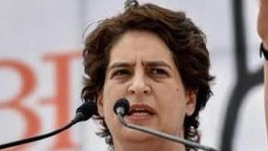 File photo of Priyanka Gandhi Vadra.(PTI) File photo of Priyanka Gandhi Vadra.(PTI)