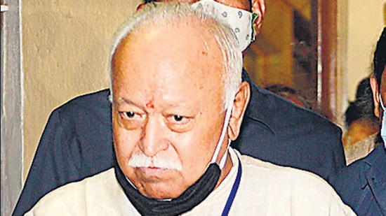 RSS chief Mohan Bhagwat is expected to arrive in Nainital district on Friday evening for a three-day event. (ANI PHOTO.)