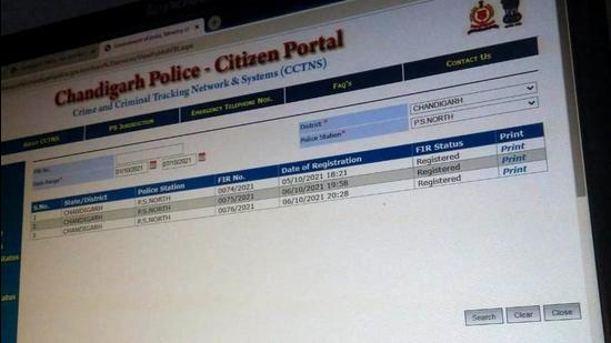 The FIR was uploaded on the website of the Chandigarh police and was accessible to the general public even though in cases involving women and children, police normally withhold identity. (HT Photo)