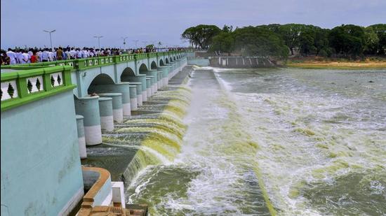 The team collected water from 22 locations along the entire stretch of Cauvery river, which originates in Karnataka and also irrigates the rice bowls of Tamil Nadu. (PTI)