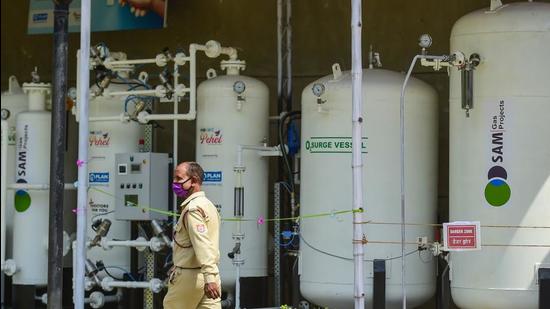 PM Modi has called the installation of PSA oxygen plants across the country as building of vital healthcare infrastructure for larger public benefit. (PTI Photo)