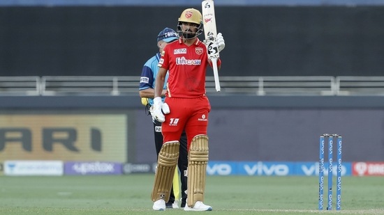 KL Rahul strengthened his position as the Orange Cap holder taking his tally to 626 runs with a 27th IPL fifty(IPL/Twitter)
