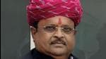 Rajasthan health minister Raghu Sharma was appointed the in-charge of Gujarat, Daman and Diu, Dadra and Nagar Haveli late on Thursday evening. (PTI FILE PHOTO.) Rajasthan health minister Raghu Sharma was appointed the in-charge of Gujarat, Daman and Diu, Dadra and Nagar Haveli late on Thursday evening. (PTI FILE PHOTO.)