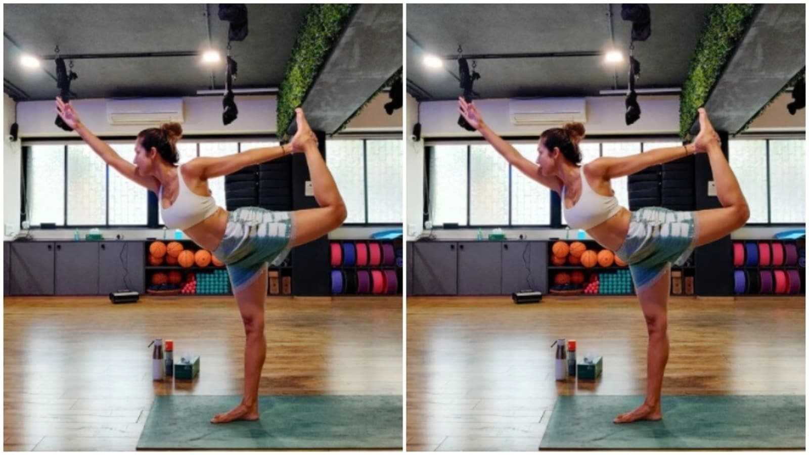 ‘All about discipline’ in Malaika Arora’s Warrior III pose